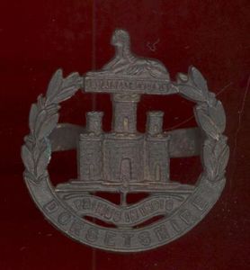 The Dorsetshire Regiment. Officer's OSD cap badge