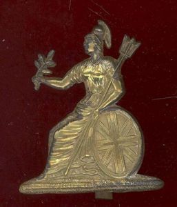 The Norfolk Regiment Sergeant's pagri badge