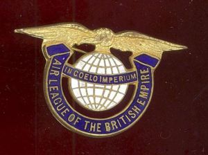 Air League Of The British Empire lapel badge