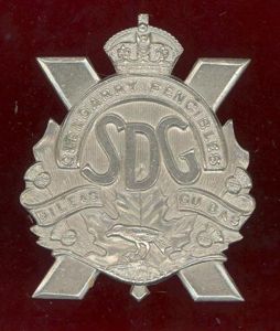 Canadian Stormont, Dundas & Glengarry Hldrs glengarry badge