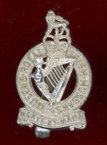 Queen's Royal Irish Hussars staybright cap badge