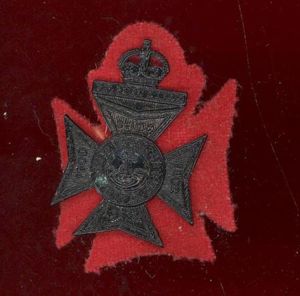 1st Cadet Bn. King's Royal Rifle Corps field service cap …
