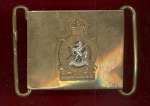 Kent & County of London Yeomanry NCO's waist belt clasp