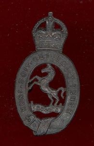 Royal East Kent Yeomanry OR's cap badge