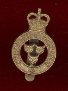 Shropshire Yeomanry EIIR OR's cap badge