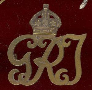 Indian Army Officer's General Service head-dress badge