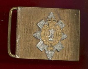 Scottish Black Watch Royal Hldrs waist belt clasp