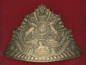12th Prince of Wales's Royal Lancers Victorian czapska helmet plate