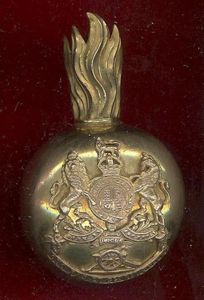 Royal Artillery Officer's Full Dress busby plume holder .