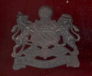 The Manchester Regiment WW1 Officer's OSD cap badge