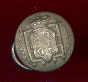 Queen's Westminster Rifle Volunteers Victorian OR's button