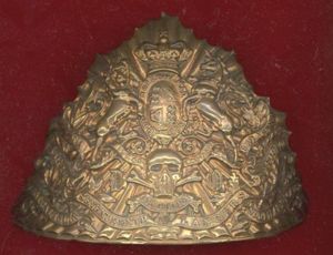 17th Duke of Cambridge's Own Lancers Victorian OR's czapska plate