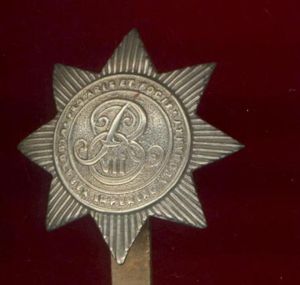 The Middlesex Imperial Yeomanry EDVII OR's cap badge