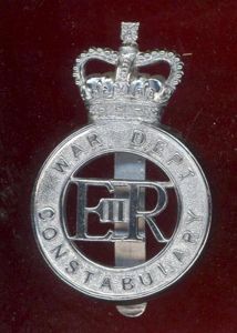 War Department Police Constabulary cap badge
