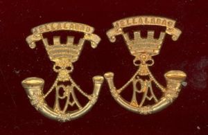 Somerset Light Infantry OR's collar badges