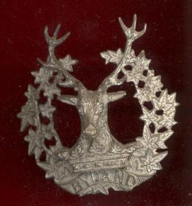 Scottish Gordon Highlanders Officer's glengarry badge