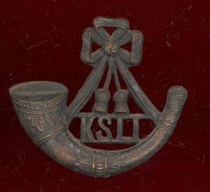 The King's Shropshire Light Infantry Officer's OSD cap badge
