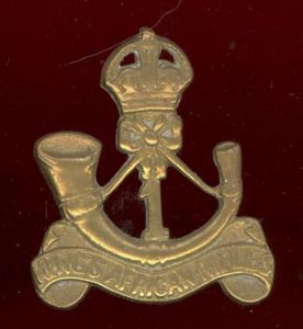 1st King's African Rifles OR's cap badge