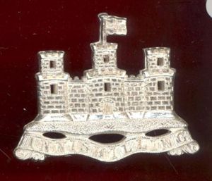 Royal Inniskilling Fusiliers Pipers caubeen badge