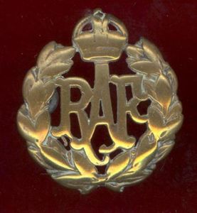 Royal Air Force King's Crown cap badge