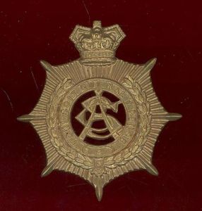 Army Service Corps Victorian OR's cap badge