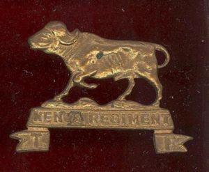 The Kenya Regiment T.F. cap badge