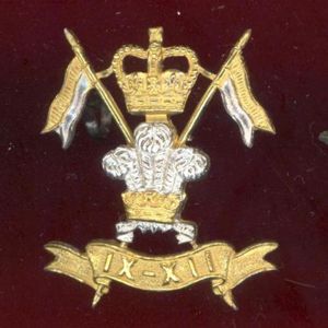 9th / 12th Royal Lancers (Prince of Wales's) Officer's cap …