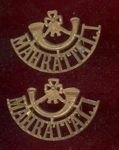 Indian Army Mahratta Light Infantry shoulder titles