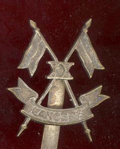 Indian Army 20th Lancers head-dress badge