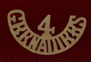 India Army 4 / Grenadiers shoulder title