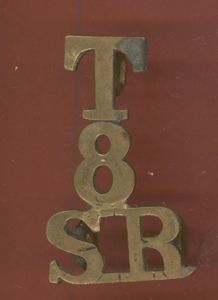 T / 8 / S.R. Cameronians Scottish Rifles WW1 shoulder …