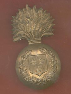 Irish Royal Munster Fusiliers Victorian OR's glengarry badge