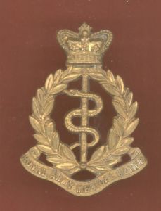 Royal Army Medical Corps Victorian OR's cap badge