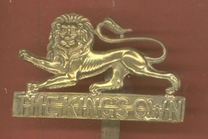 King's Own Royal Lancaster Regiment OR's cap badge