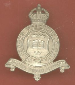 Oxford University O.T.C. Infantry Section cap badge