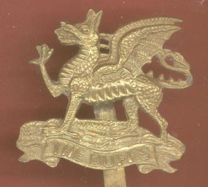 The Buffs Royal East Kent Regt OR's cap badge