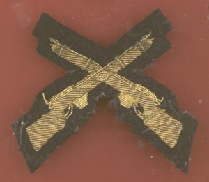 Marksman bullion trade arm badge
