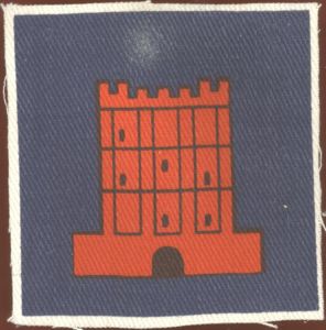 8th Infantry Brigade cloth formation sign