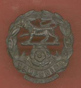 1st VB Hampshire Regiment Victorian OR's cap badge