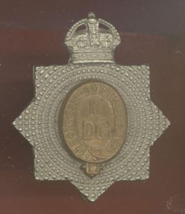 1st King's Dragoon Guards WW1 OR's cap badge