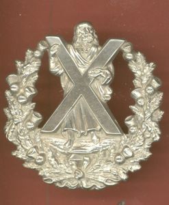 Scottish Q.O. Cameron Highlanders Victorian OR's glengarry badge