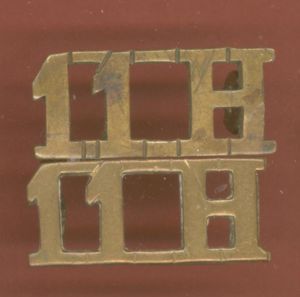 11 H 11th Prince Alberts Own Hussars shoulder titles