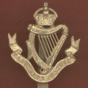 Irish The Connaught Rangers Regiment WW1 NCO cap badge