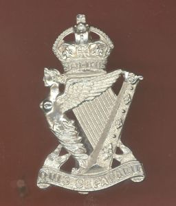Irish Royal Ulster Rifles K/C OR's staybright caubeen badge