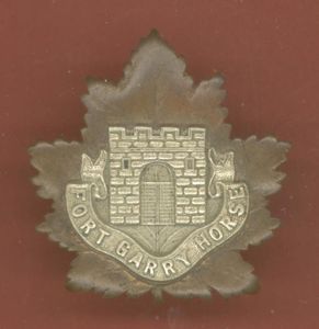 Canadian Fort Garry Horse 1st pattern cap badge