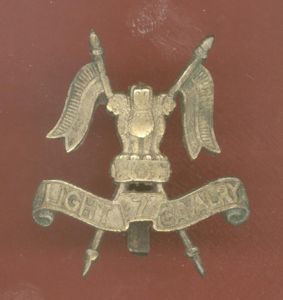 Indian Army 7th Light Cavalry head-dress badge