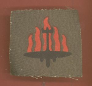5th Anti Aircraft Division WW2 cloth formation sign