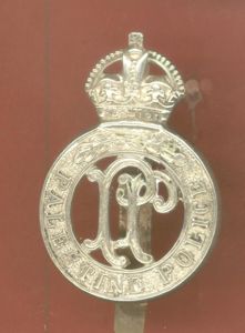 British Colonial Palestine Police cap badge
