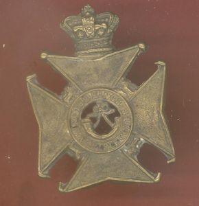 Militia Bn. King's Royal Rifle Corps Victorian OR's glengarry badge