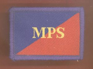 MPS Military Provost Staff TRF patch